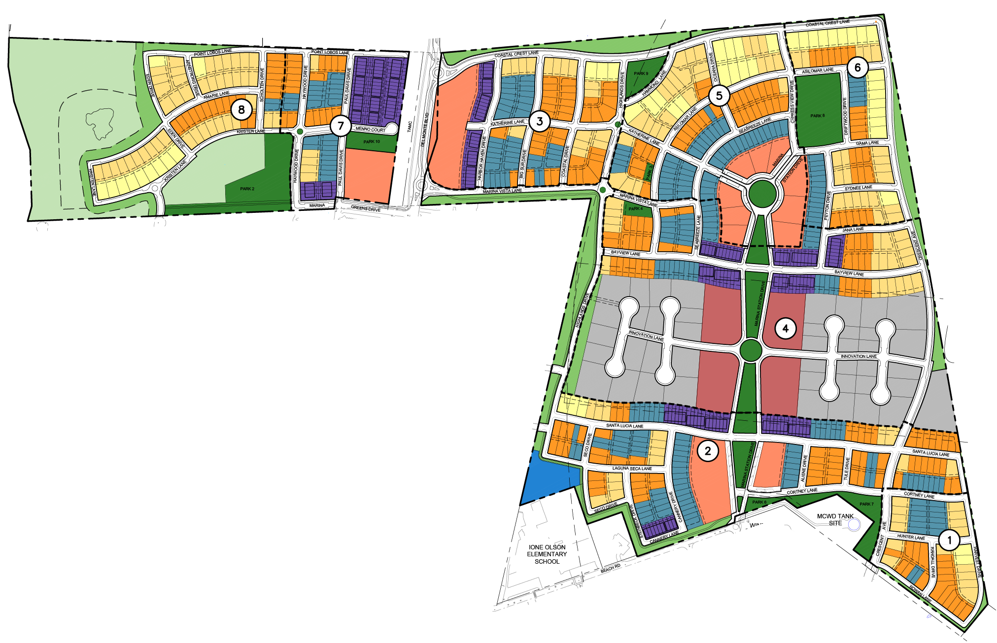 Marina Station Sitemap