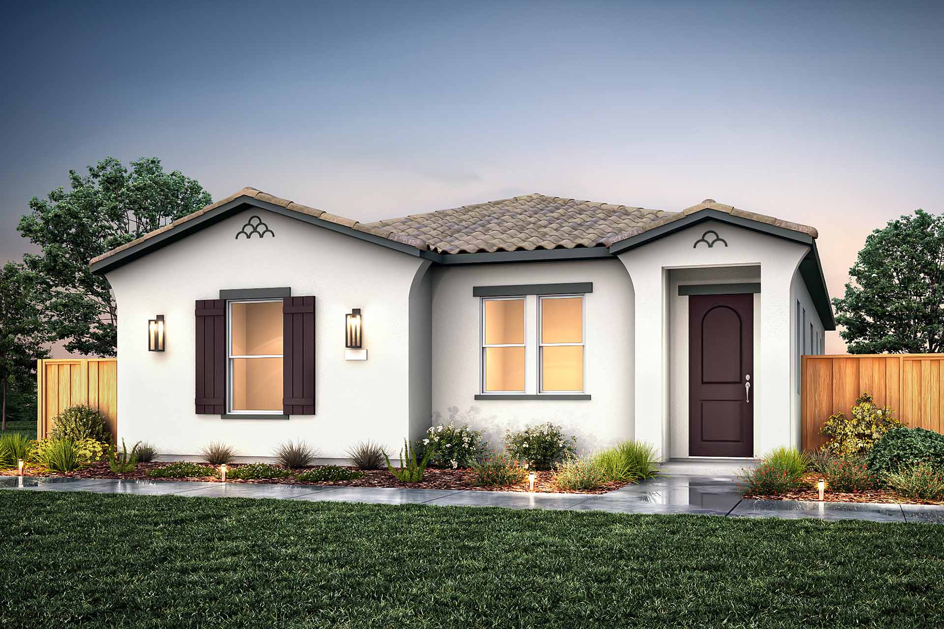 Elevation A - Plan 1 - Bungalows at Marina Station