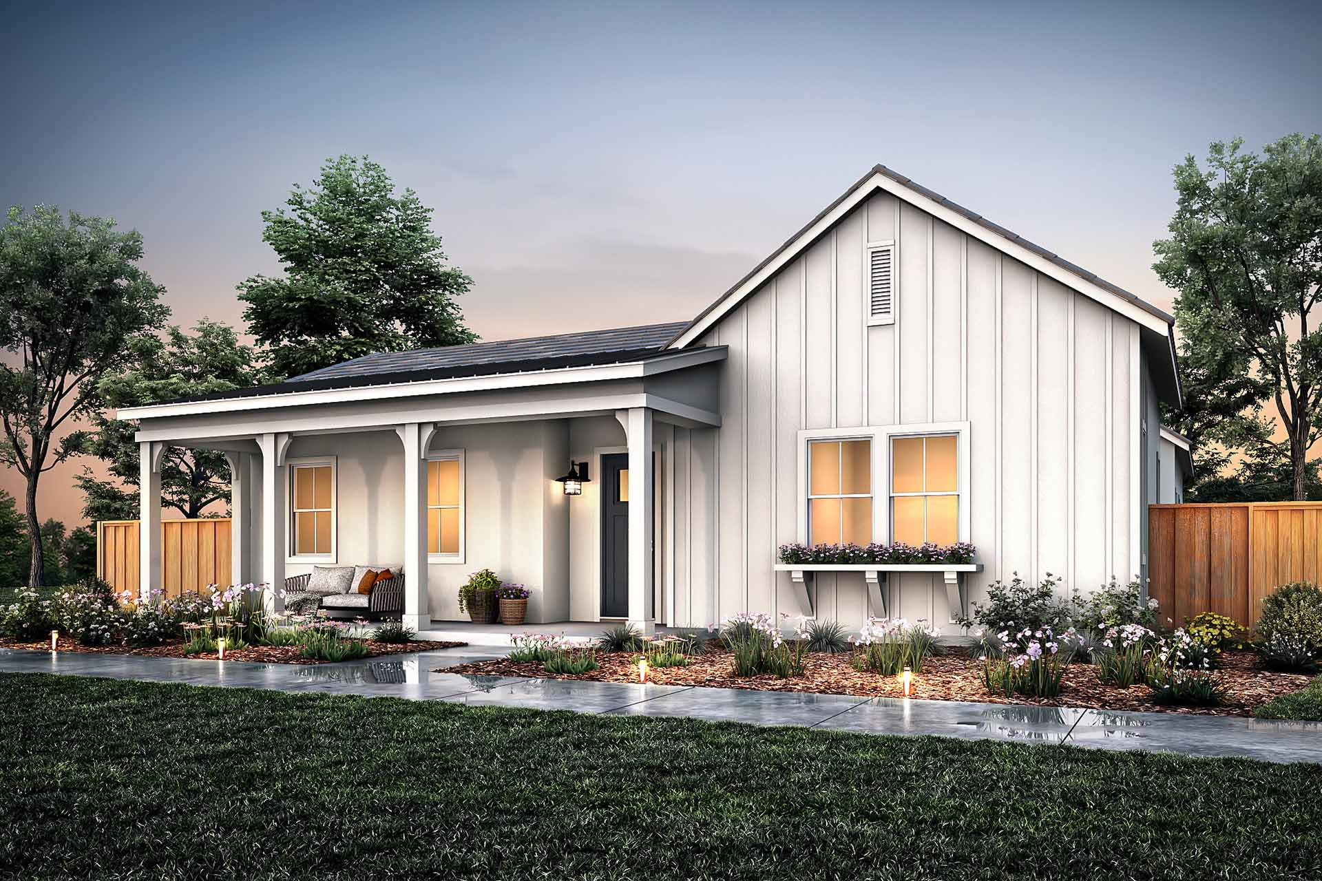 Elevation A - Plan 1 - Villas at Marina Station