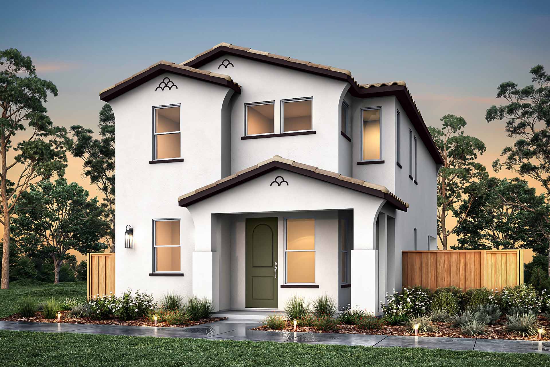 Elevation A - Plan 2 - Cottages at Marina Station