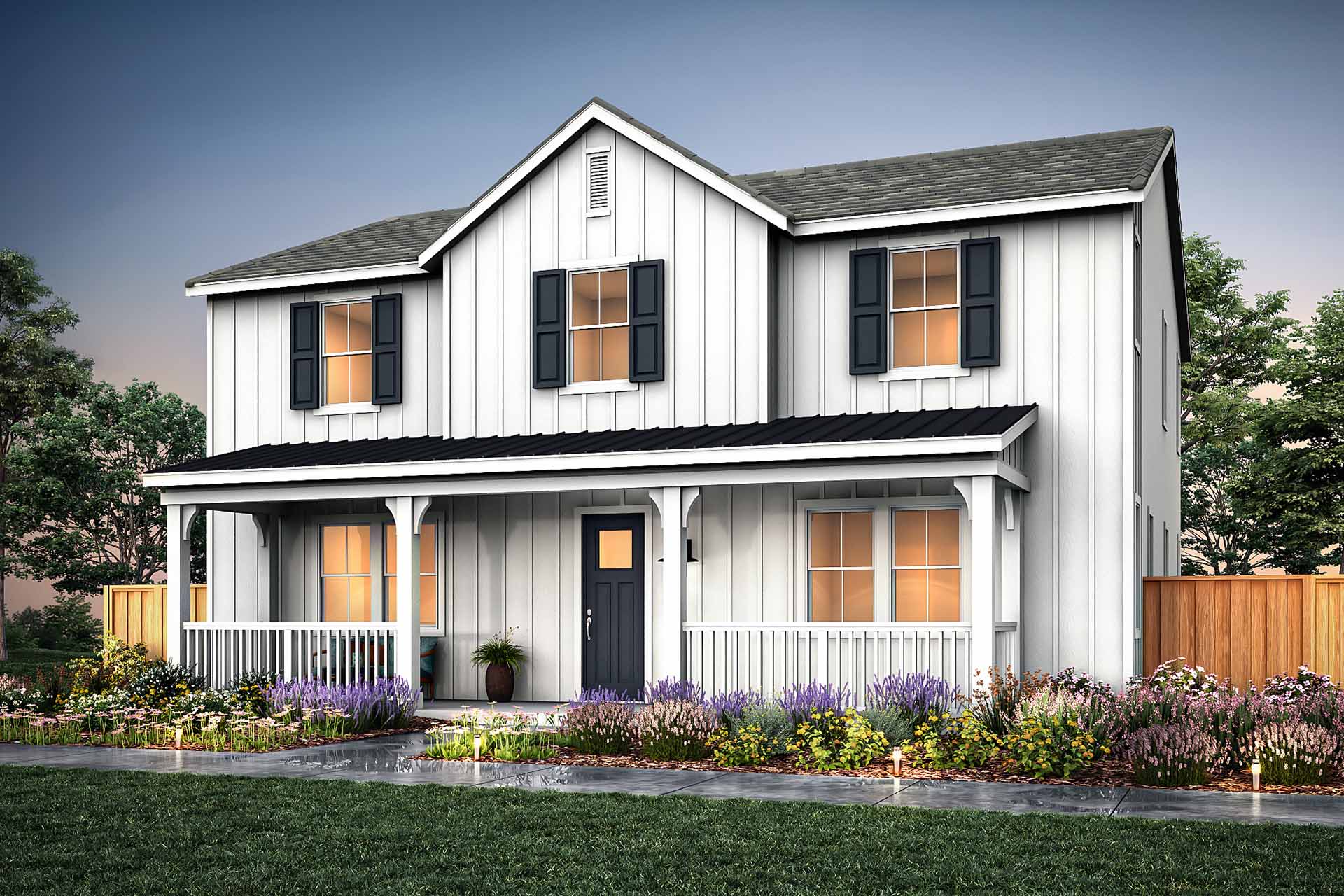 Elevation A - Plan 3 - Villas at Marina Station