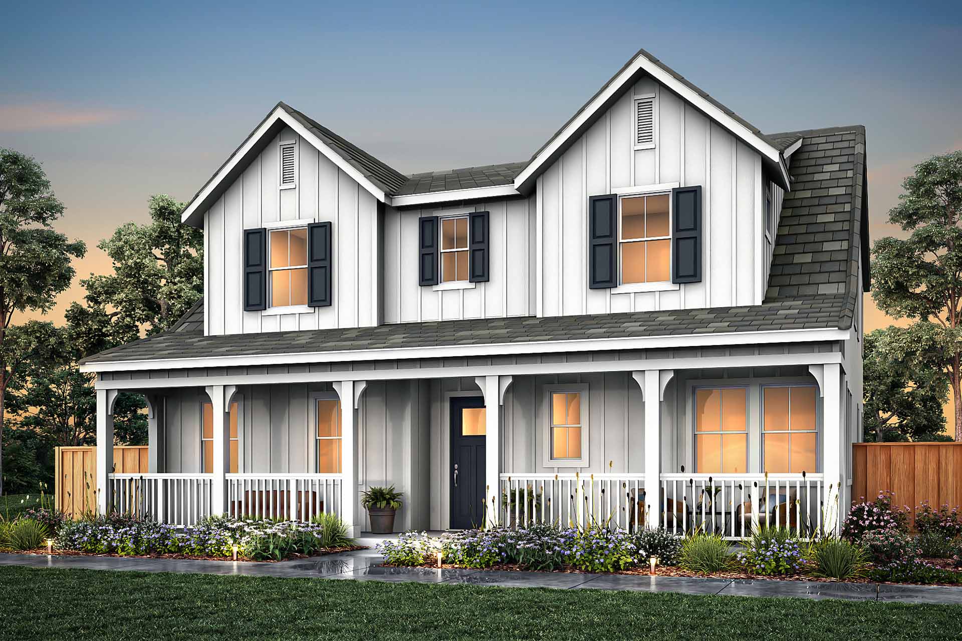 Elevation A - Plan 4 - Villas at Marina Station