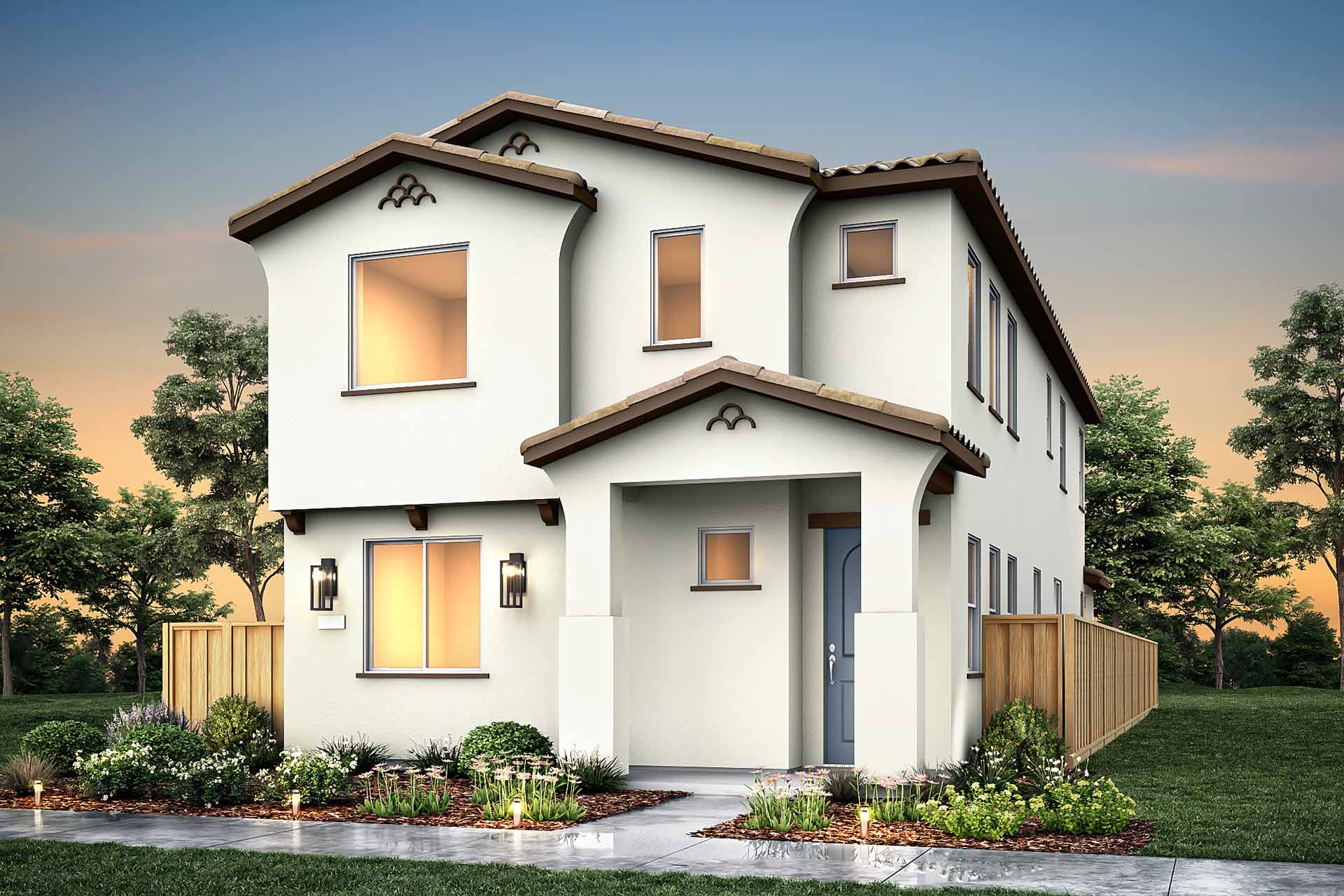 Elevation A - Plan 5 - Cottages at Marina Station