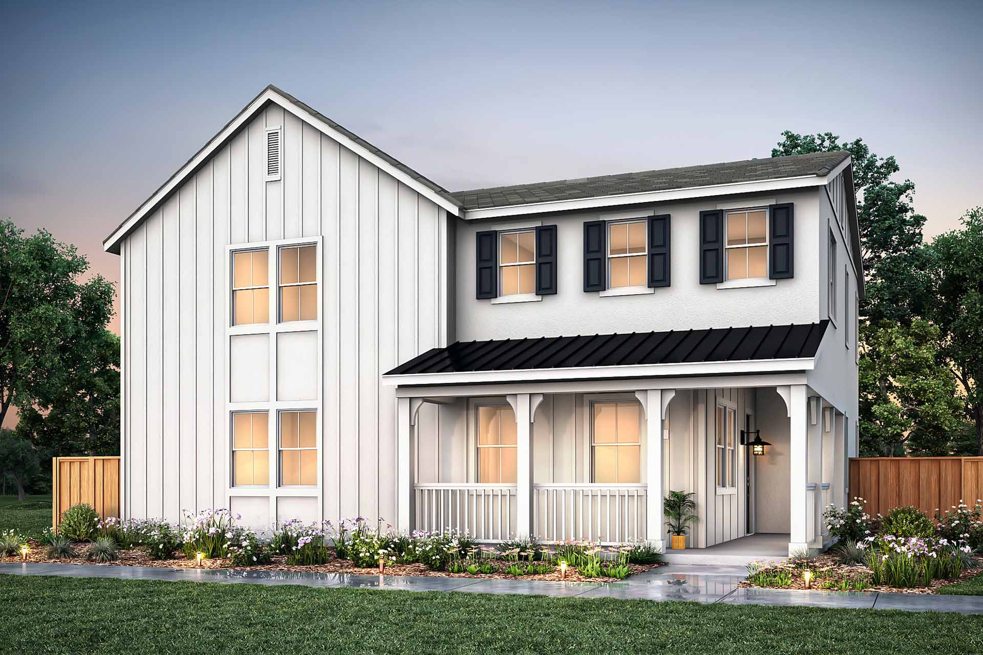 Elevation A - Plan 5 - Villas at Marina Station