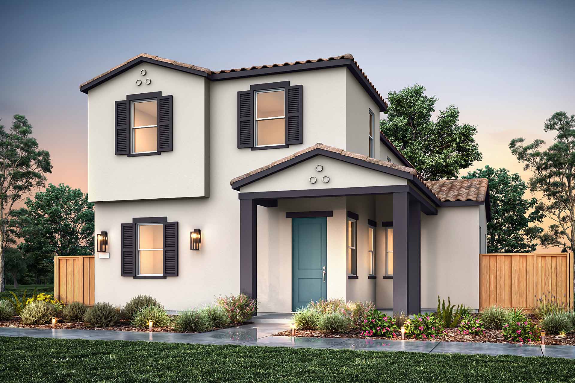 Elevation B - Plan 3 - Bungalows at Marina Station