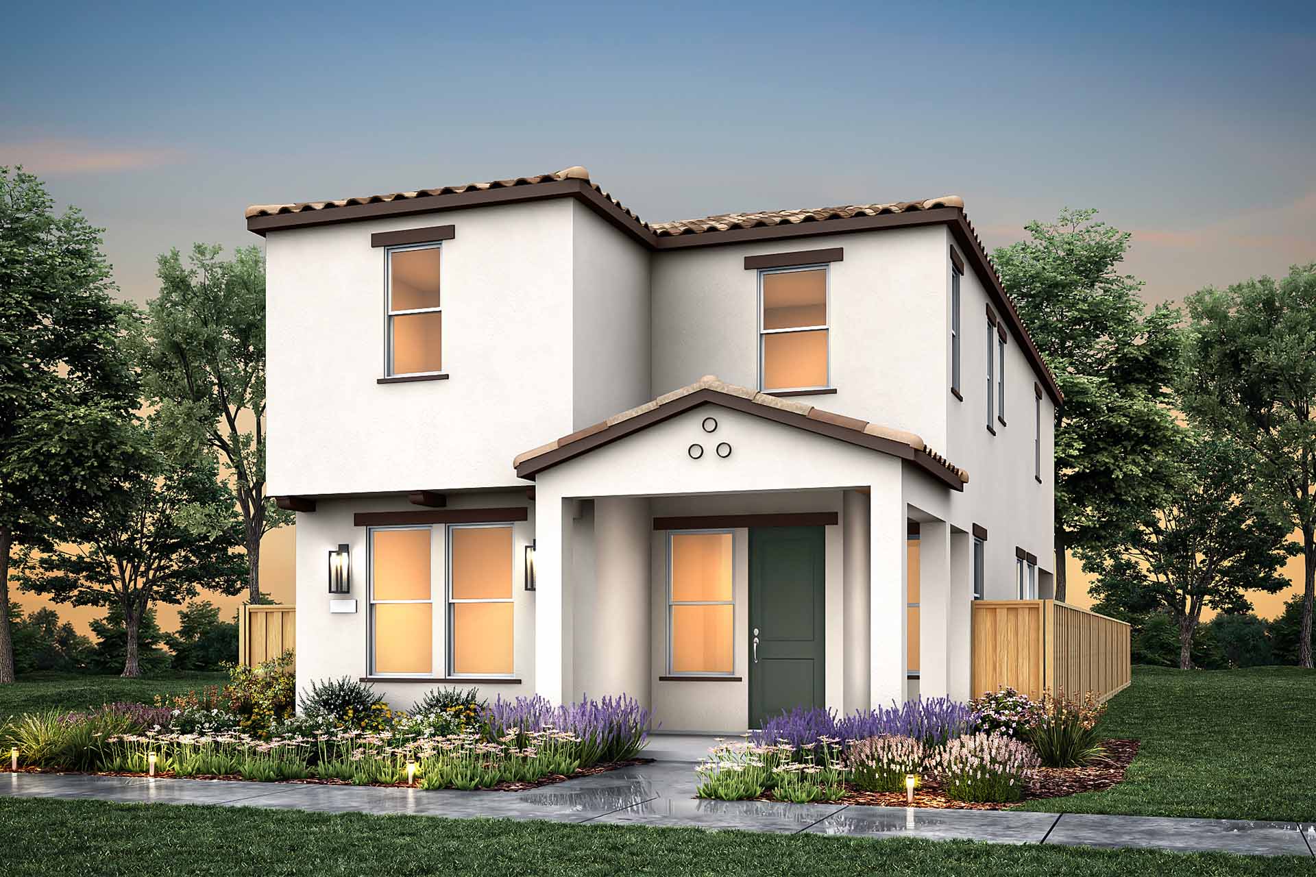 Elevation B - Plan 3 - Cottages at Marina Station