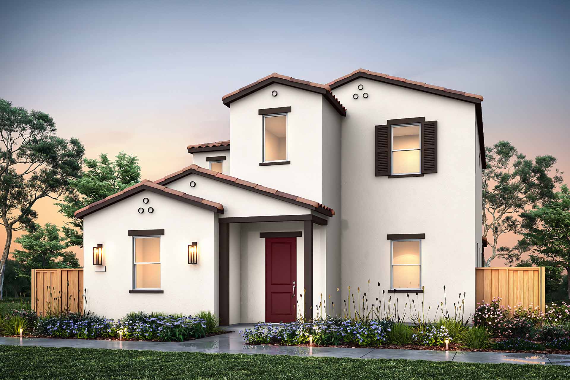 Elevation B - Plan 4 - Bungalows at Marina Station