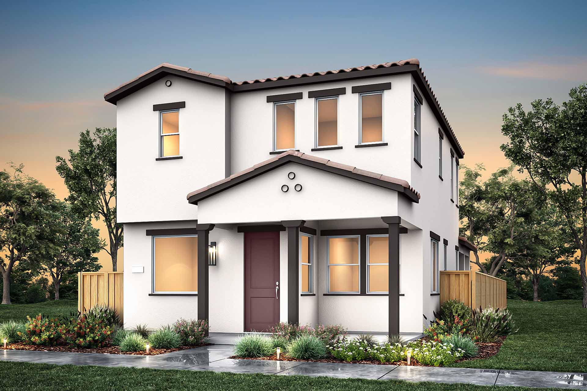 Elevation B - Plan 4 - Cottages at Marina Station